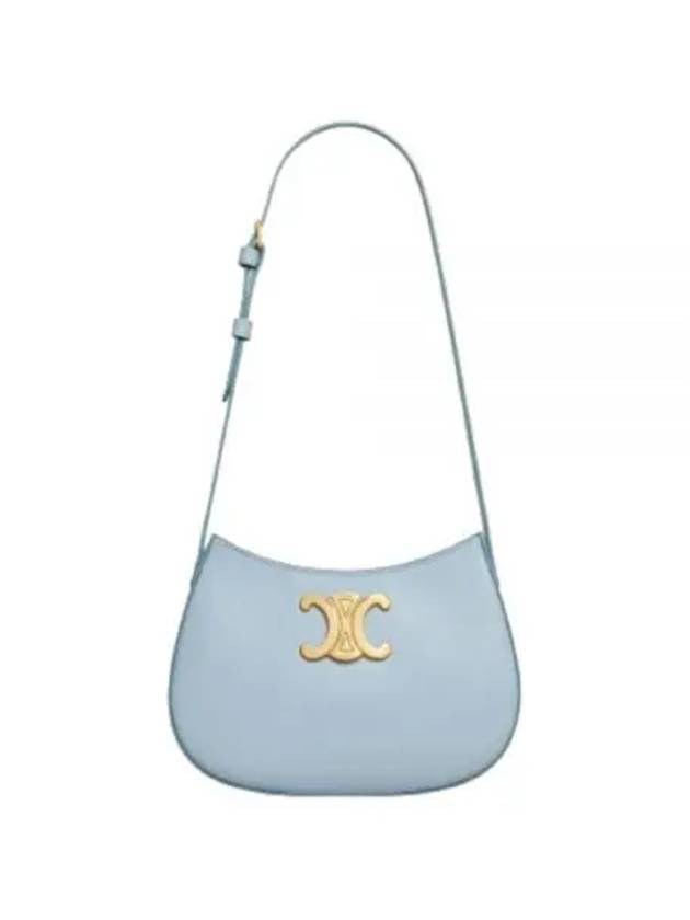 Calfskin Medium Tilly Shoulder Bag Light Blue - CELINE - BALAAN 2