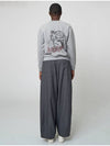 Sewing Sweatshirt Melange Grey - ATHPLATFORM - BALAAN 5