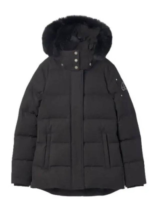 Astoria black fur hood padding - MOOSE KNUCKLES - BALAAN 1