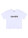 Circles Clover Heart Crop Tee White - BYL - BALAAN 1