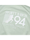 California sweatshirt CALIFORNIA CREWNECK SAGE WHITE - SPORTY & RICH - BALAAN 9