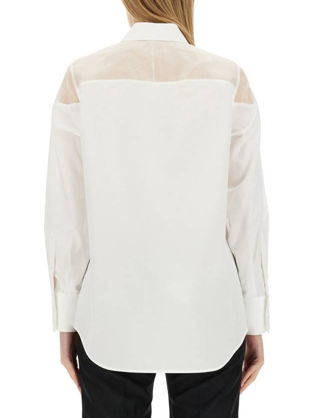 Blouse Shirt N09HW504 C7J WHITE - HELMUT LANG - BALAAN 4