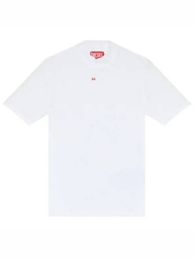 T Mokky Microdiv Logo Short Sleeve T-Shirt White - DIESEL - BALAAN 2