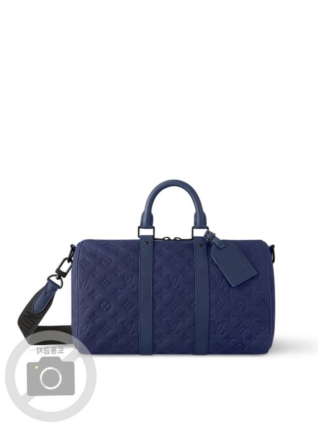 Keepall Bandouliere 35 Tote Bag Navy - LOUIS VUITTON - BALAAN 5