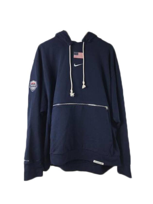 Men's Basketball Hoodie Navy - NIKE - BALAAN 1