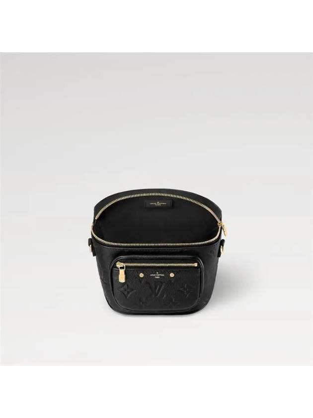 Mini Monogram Empreinte Leather Bum Bag Black - LOUIS VUITTON - BALAAN 5