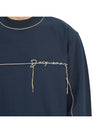 Le Fio Embroidered Logo Sweatshirt Navy - JACQUEMUS - BALAAN 9