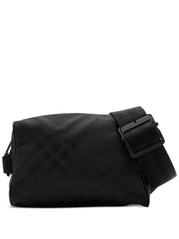 Check Jacquard Belt Bag Black - BURBERRY - BALAAN 2