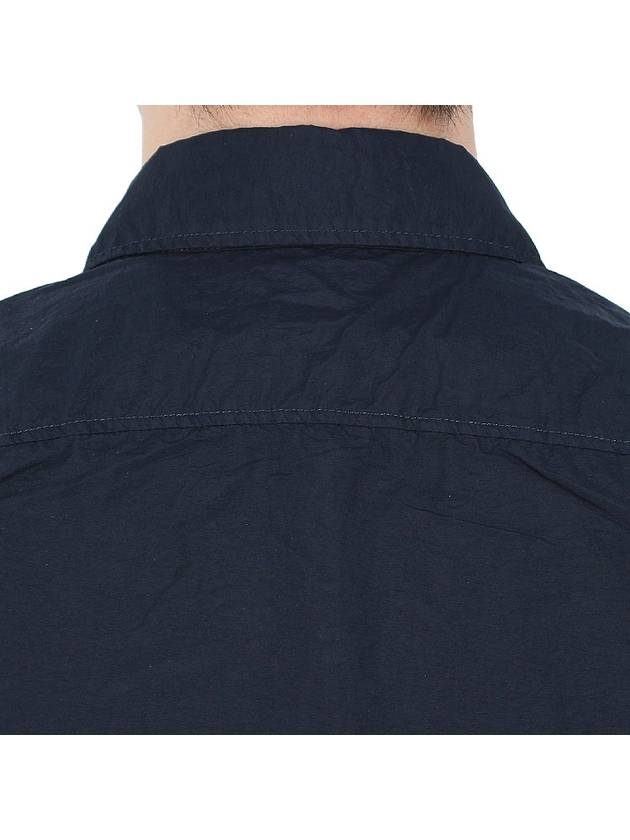 Taylon L Zip-up Long Sleeve Shirt Navy - CP COMPANY - BALAAN 11