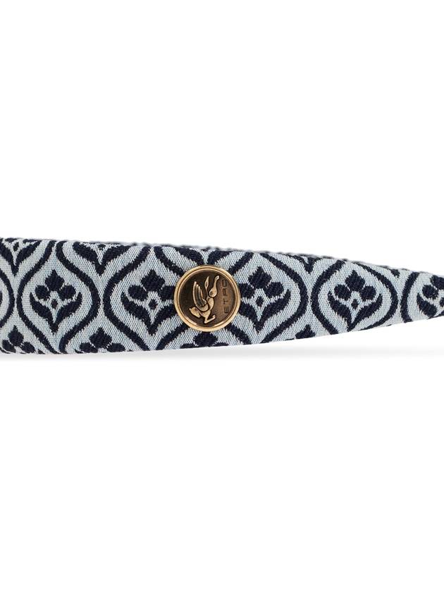 Etro Patterned Headband, Women's, Grey - ETRO - BALAAN 3