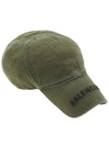 black logo arsenic ball cap green - BALENCIAGA - BALAAN 5