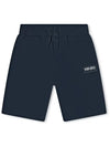 Kids Logo Print Cotton Swim Pants Navy - KENZO - BALAAN 3