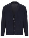 Lens Cotton Cardigan Navy - CP COMPANY - BALAAN 2