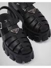 Monolith Rubber Sandals Black - PRADA - BALAAN 3