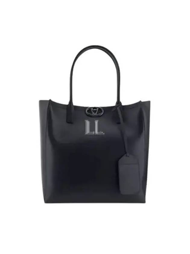 Garavani Logo Tote Bag Black - VALENTINO - BALAAN 2