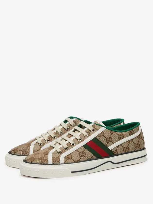 Tennis 1977 Sneaker Ebony Beige - GUCCI - BALAAN 4