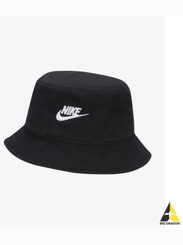 Apex Futura Washed Bucket Hat Black - NIKE - BALAAN 2