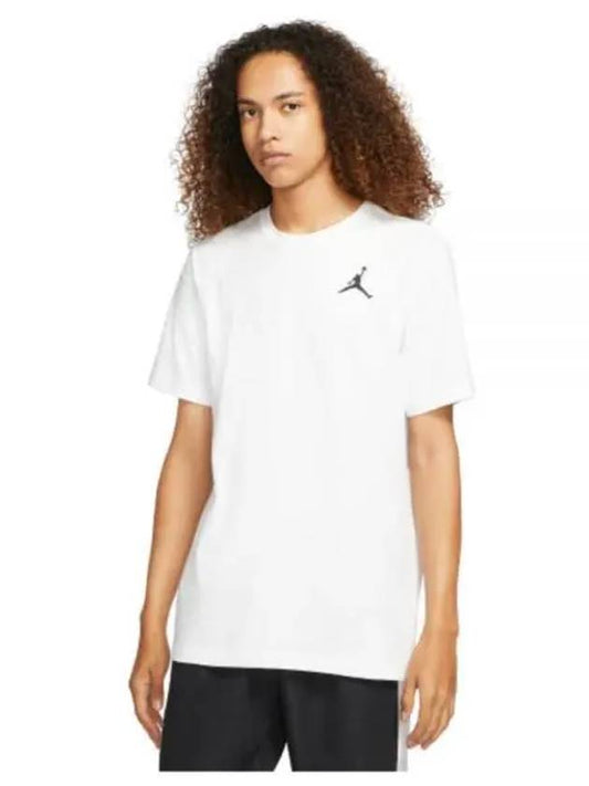 Jordan Jumpman Crew Neck Short Sleeve T Shirt White - NIKE - BALAAN 2