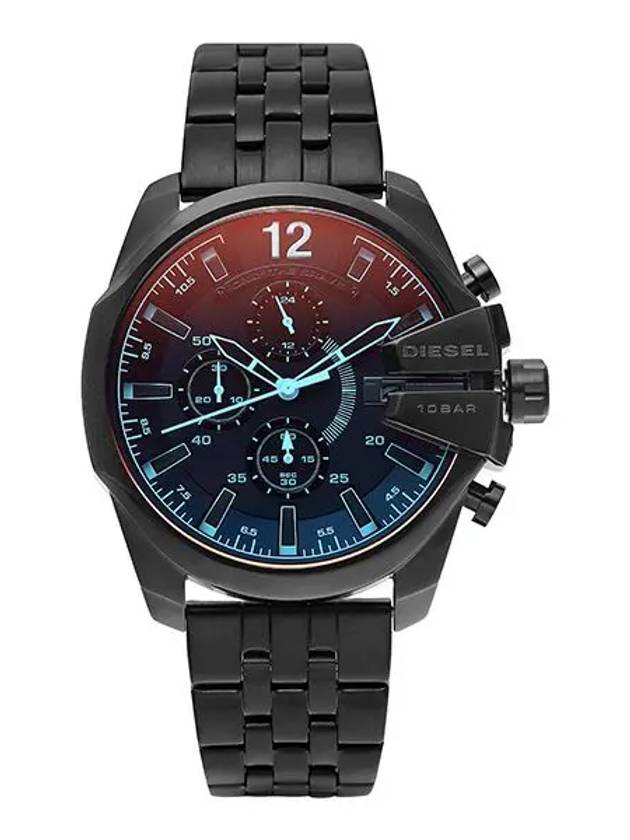 Baby Chief Quartz Chronograph 43mm Stainless Steel Watch Black - DIESEL - BALAAN 3