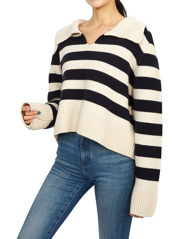 Exclusive special price limited to 30 pieces 9297615 MAGNOLIA NAVY STRIPE women s knit - KATE - BALAAN 7