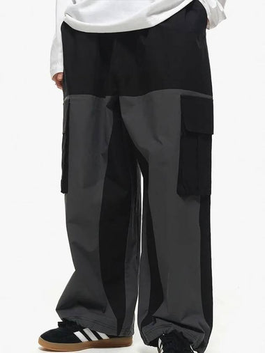 Technical cargo wide pants black - CPGN STUDIO - BALAAN 1