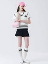 High stretch mini flare skirt DNAVY - MONBIRDIE GOLF - BALAAN 10