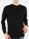 Men's Lens Wappen Cotton Sweatshirt Black - CP COMPANY - BALAAN 3