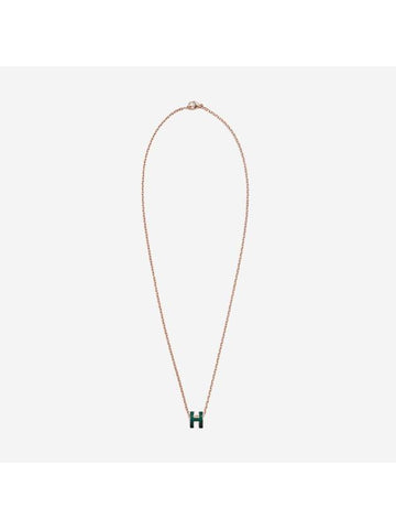 Mini Pop H Pendant Rose Gold - HERMES - BALAAN 1