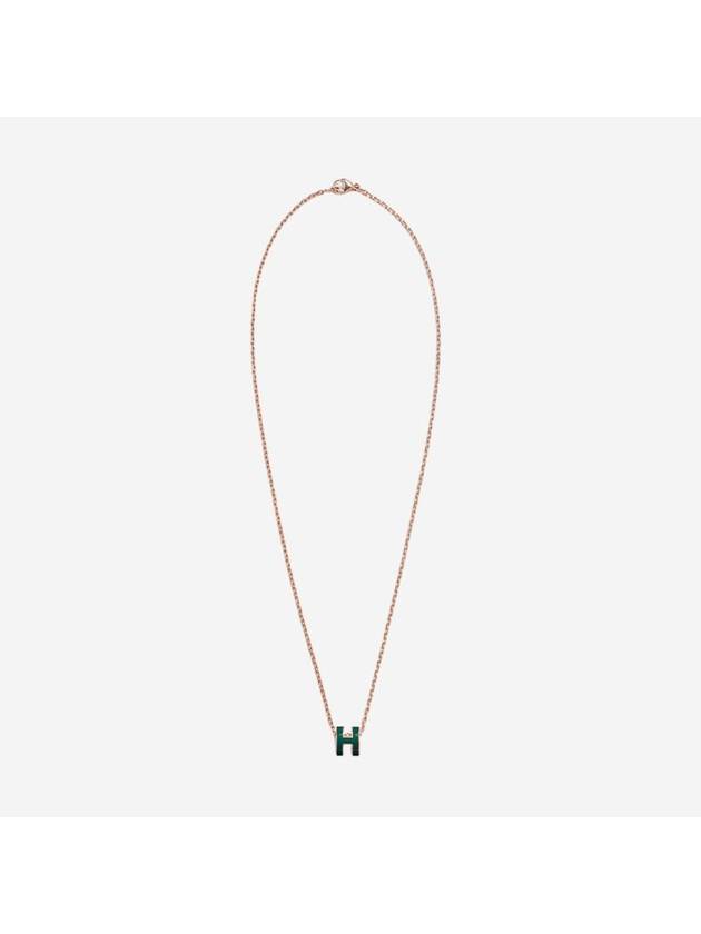 Mini Pop H Pendant Rose Gold - HERMES - BALAAN 1