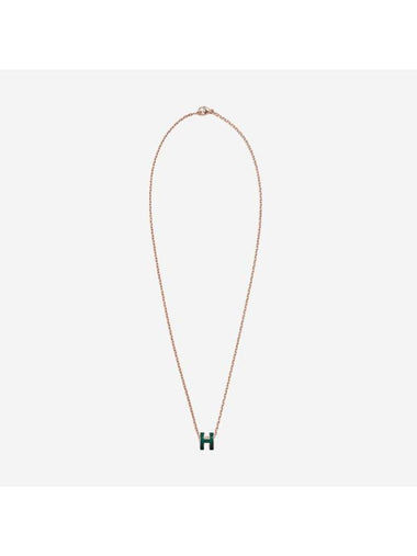 Mini Pop H Pendant Rose Gold - HERMES - BALAAN 1