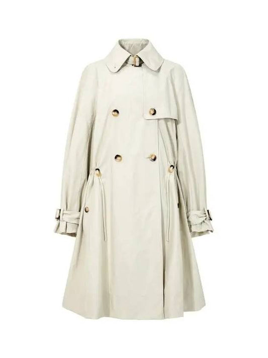 Women s Waist Drawstring Trench Coat Natural 271094 - EMPORIO ARMANI - BALAAN 1