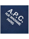 Men's Rufus Sweatshirt Navy - A.P.C. - BALAAN 4