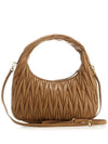 Wander Materasse Nappa Leather Shoulder Bag Brown - MIU MIU - BALAAN 4