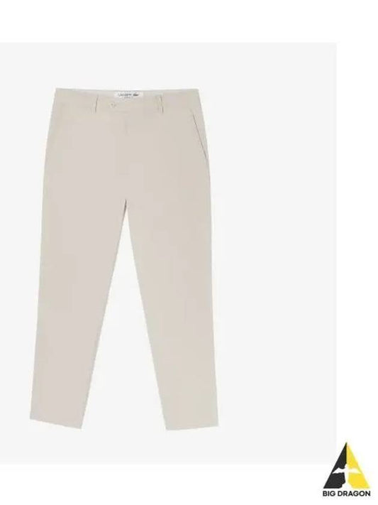 Men s Chuyeonsa Chino Pants Beige - LACOSTE - BALAAN 1