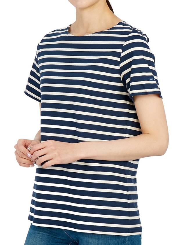 Ethril Stripe 8414 51 Women's Short Sleeve TShirt - SAINT JAMES - BALAAN 5