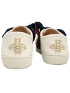 Women s Gucci 524989 White Velvet WEB Ribbon Bee Ace Slip On Sneakers 35 gt Gangbuk used luxury goods - GUCCI - BALAAN 5