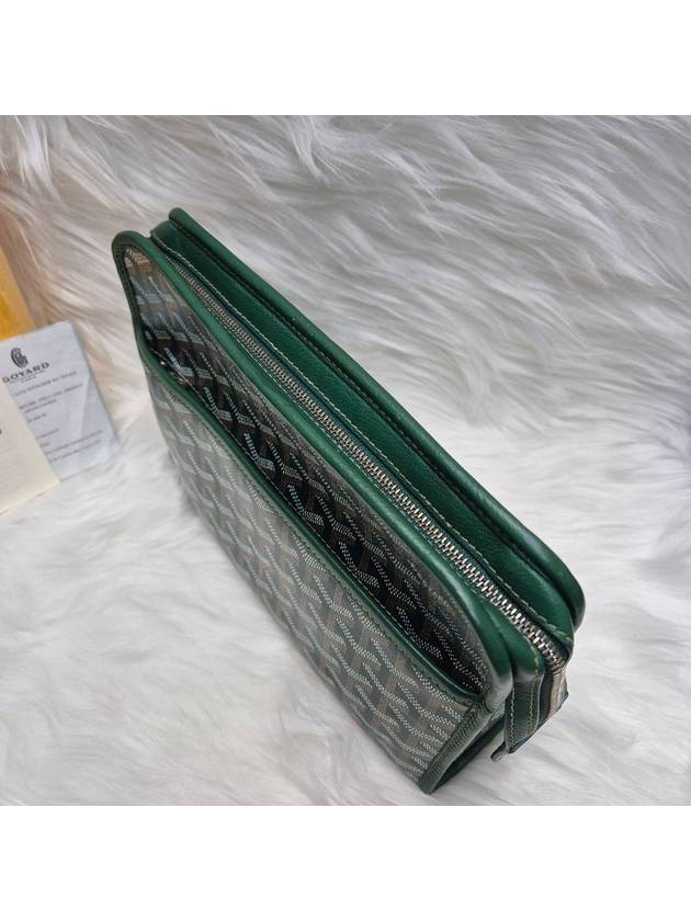 Juvence MM Clutch Bag Special Green - GOYARD - BALAAN 5