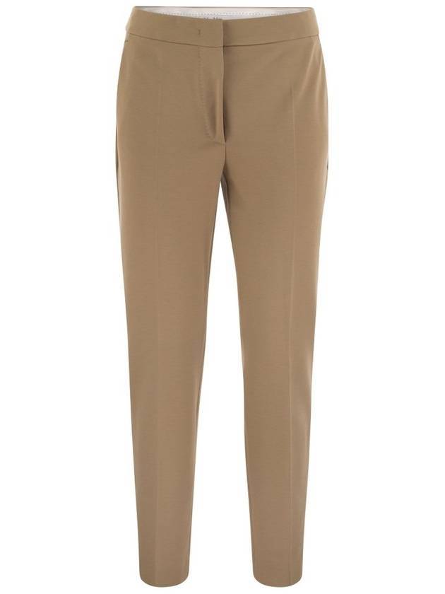 Pegno Rayon Slacks Beige - MAX MARA - BALAAN 2