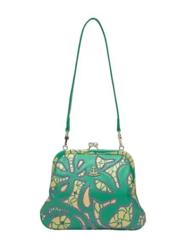 logo clutch green bag - VIVIENNE WESTWOOD - BALAAN 1