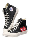 Chuck Taylor High Top Sneakers P1 K112 1 Black - COMME DES GARCONS - BALAAN 2