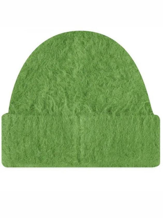 Wool Mohair Beanie Green - ACNE STUDIOS - BALAAN 1