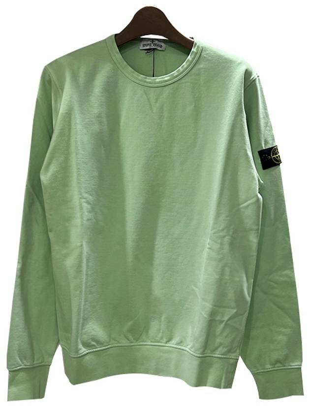 Kids Wappen Patch Basic Sweatshirt Green - STONE ISLAND - BALAAN 3