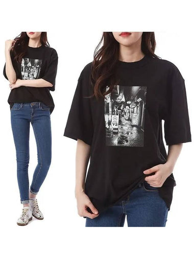 Y 3 M ALLEY TEE Street Women's Round T-Shirt FP8698 - YOHJI YAMAMOTO - BALAAN 1