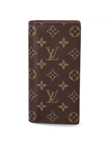 Brazza Monogram Long Wallet Brown - LOUIS VUITTON - BALAAN 1