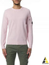 Cotton Crepe Knit Top Pink - CP COMPANY - BALAAN 2