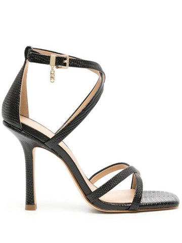 Michael Lizard Effect Leather Sandals 105mm 40R4CIHS1E001 - MICHAEL KORS - BALAAN 1