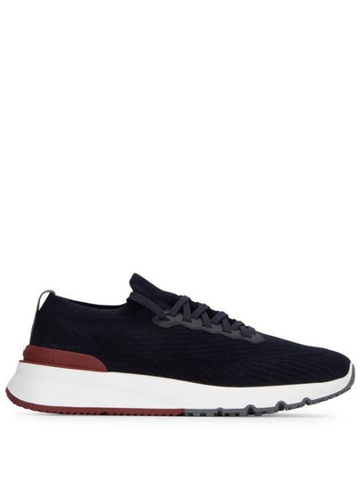 Knit Running Sneakers Navy - BRUNELLO CUCINELLI - BALAAN 2