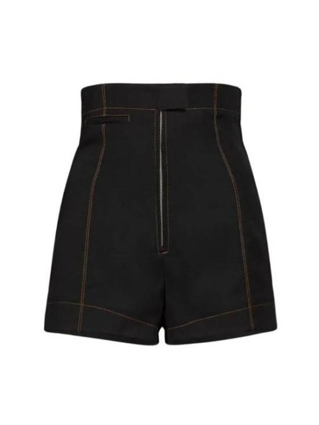 Le Short Areia High Waisted Mini Shorts Black - JACQUEMUS - BALAAN 2