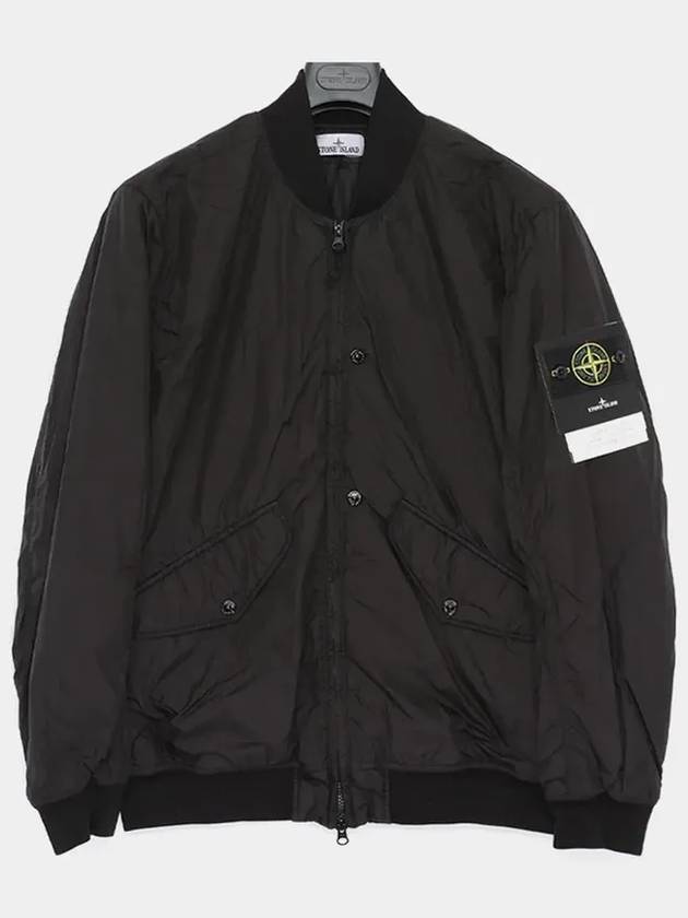 Reps R NY Bomber Jacket Black - STONE ISLAND - BALAAN 4