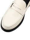 Le Loafer Penny Slippers In Smooth Leather Pearl - SAINT LAURENT - BALAAN 5